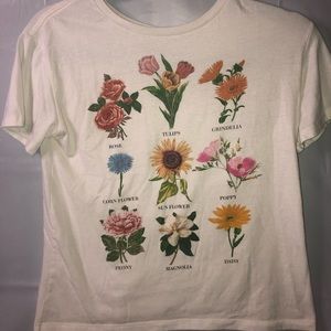 flower tee shirt